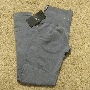 NVGTN Light Gray Contoured Seamless Leggings